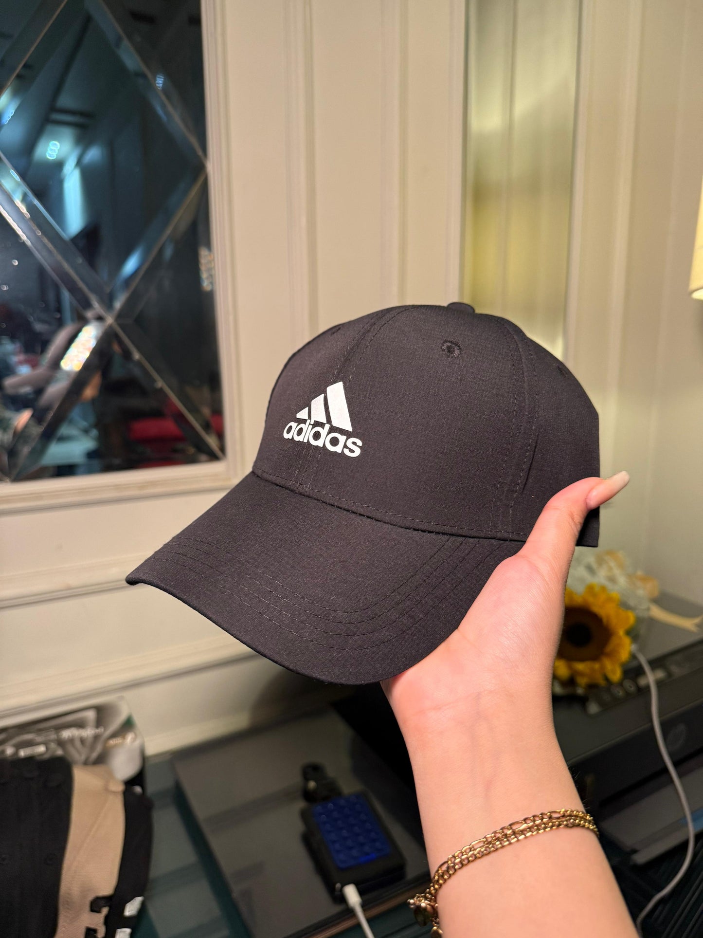Black adidas cap