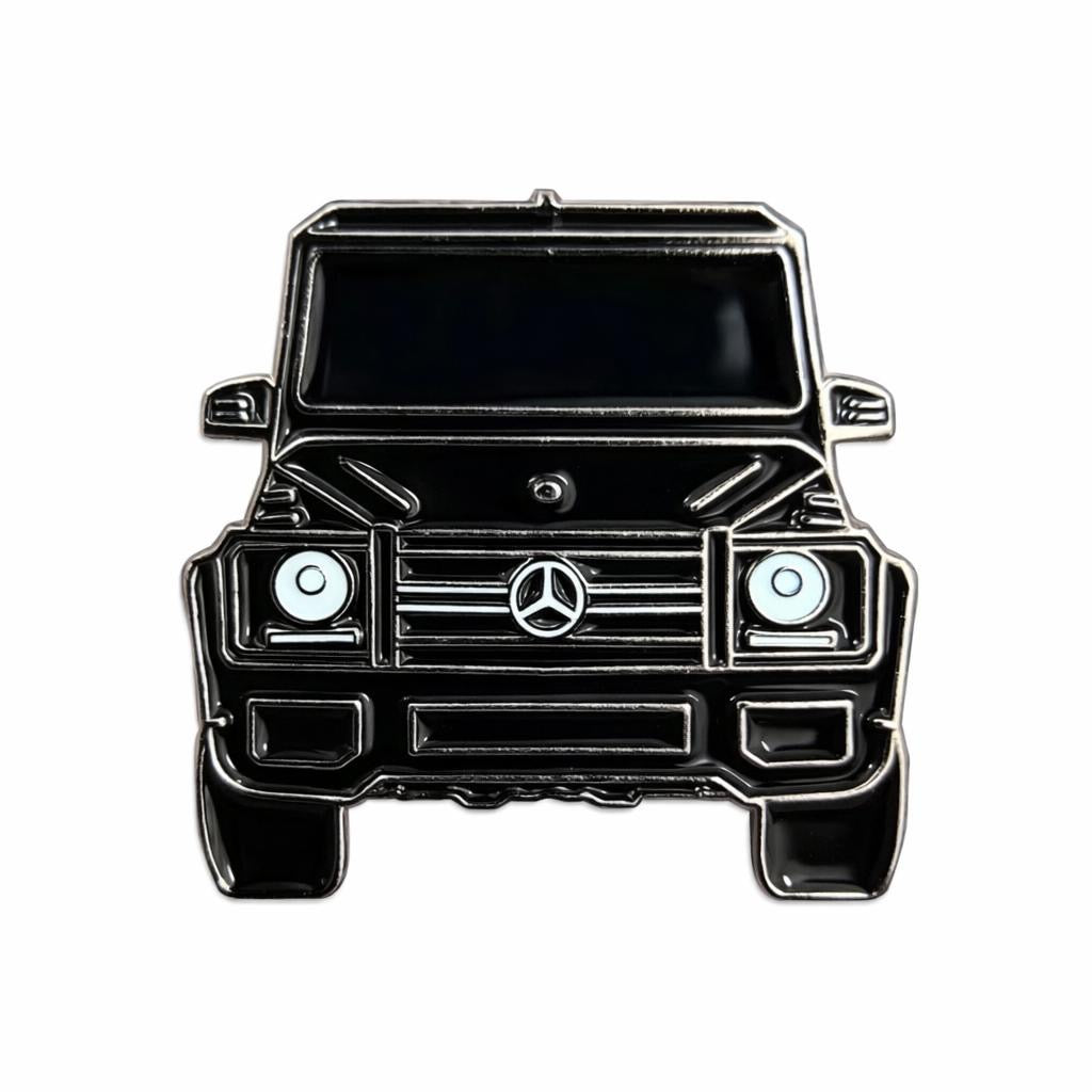 Black Mercedes G-Wagon – Metal Phone Charm Sticker