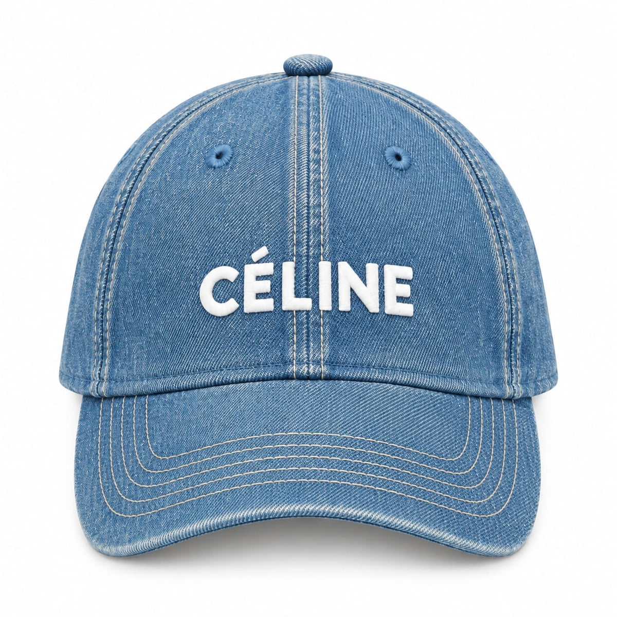 Celine Denim Logo Cap