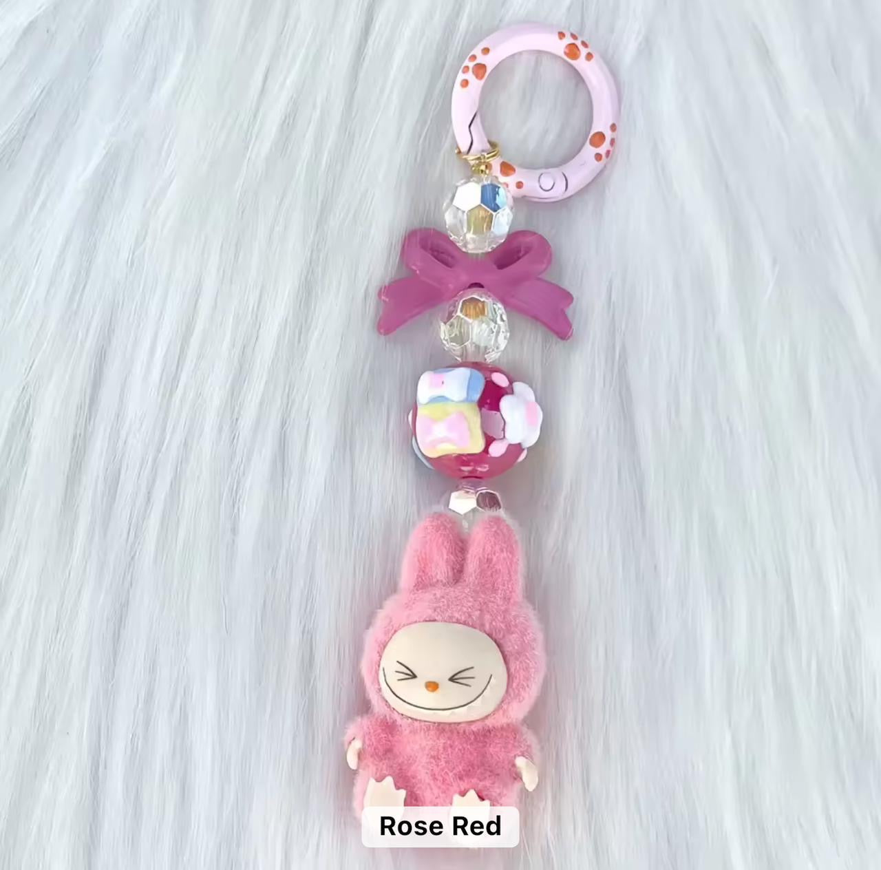Labubu keychain charm (immediate delivery )