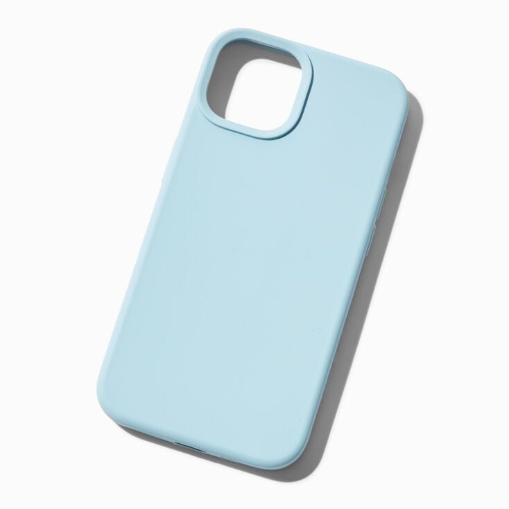 Sky blue Silicon IPhone case 11 till 17 series