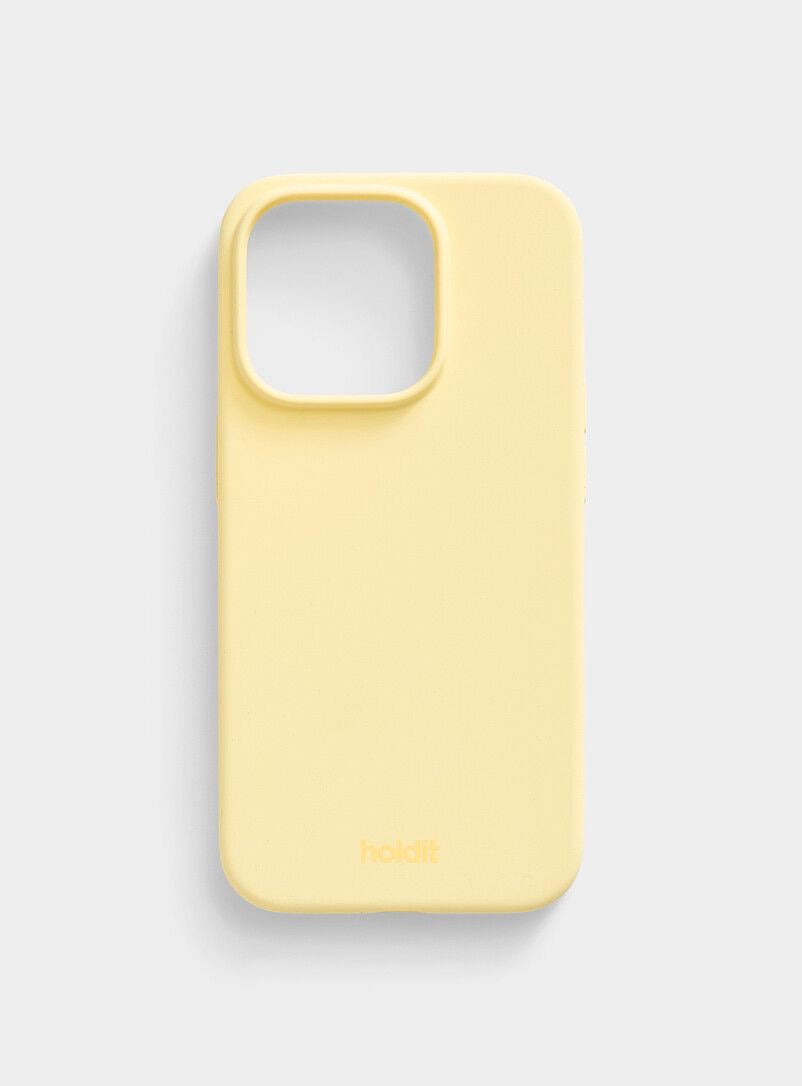 Yellow Silicon IPhone case 11 till 17 series