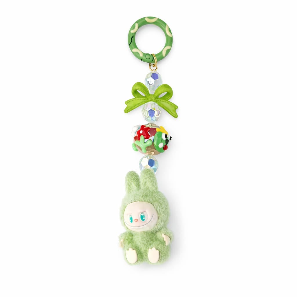 Labubu keychain charm
