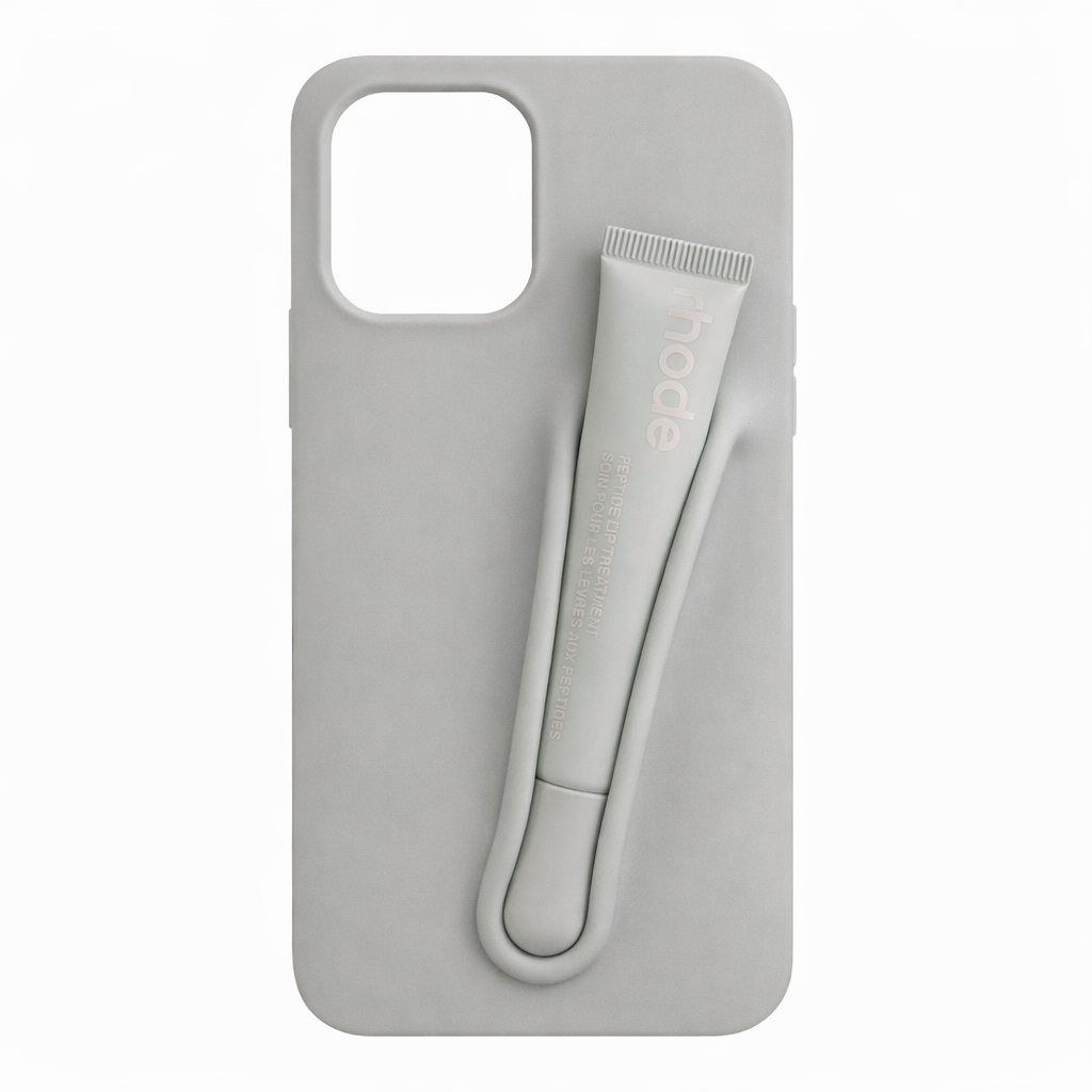 iPhone Case-Rhode Lip Holder Silicone (iPhone 11–17 Series)
