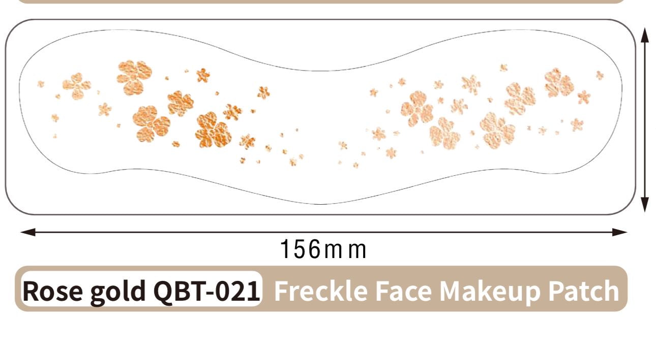 Freckles face makeup patches