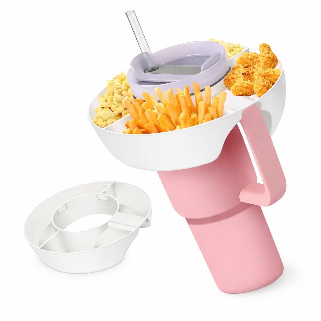 Plastic snack platter cup tumblr 40oz