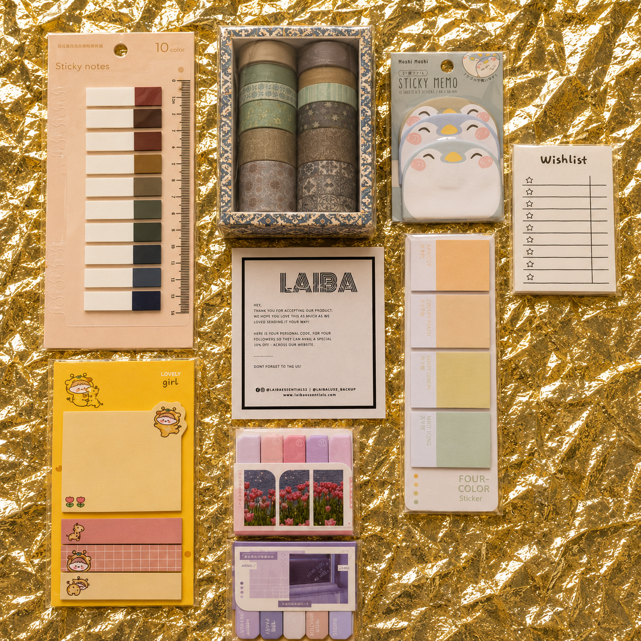 8pc Stationery Value pack