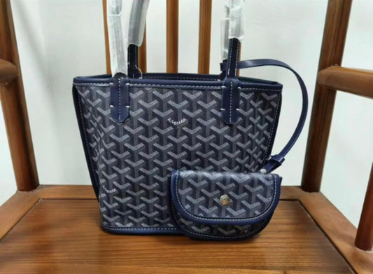 Navy Blue Goyard tote bag (available for immediate delivery)