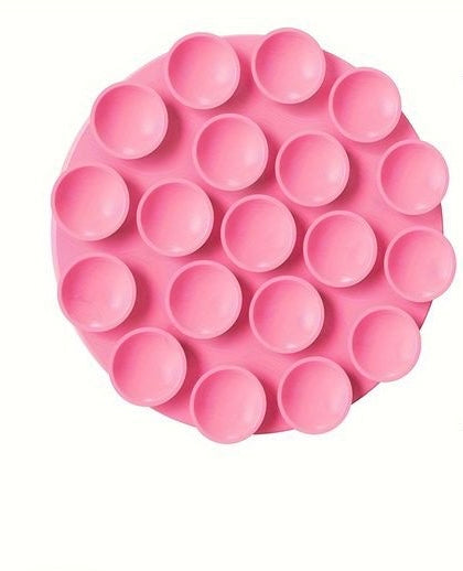 Light pink Round Single sided Sticky grippy