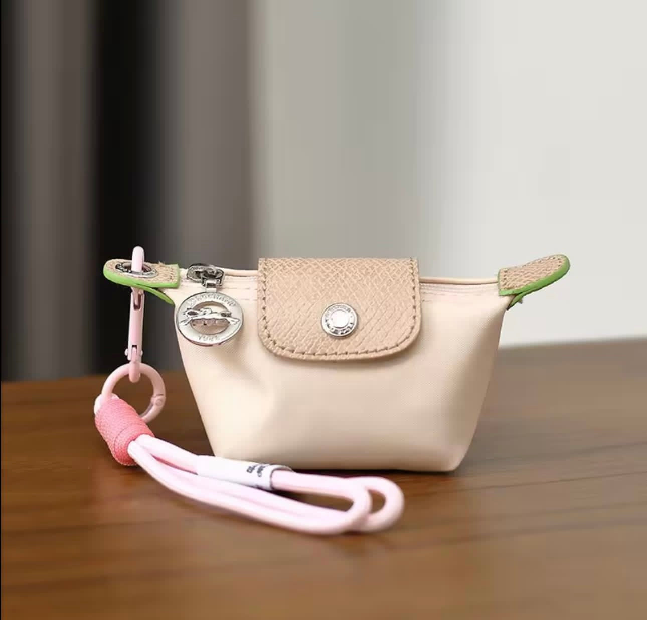 Longchamp mini bag charm keychain high quality