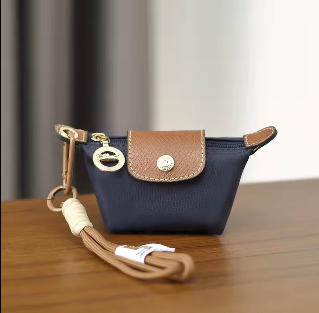 Longchamp mini bag charm keychain high quality