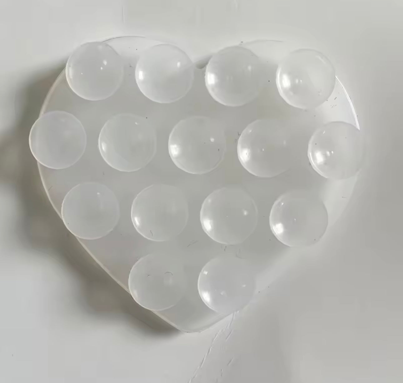 Heart double sided sticky grippy