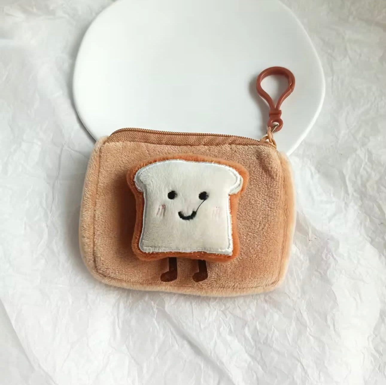 Bread bag charm keychain