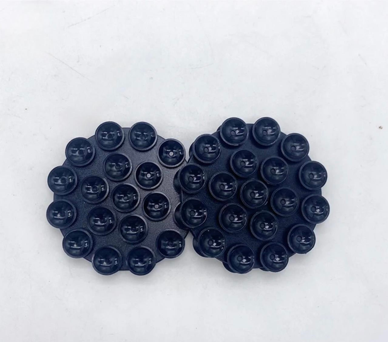 Black Double sided round sticky grippy