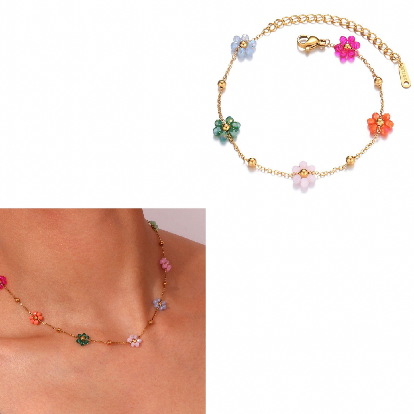 Flower Jewelery set
