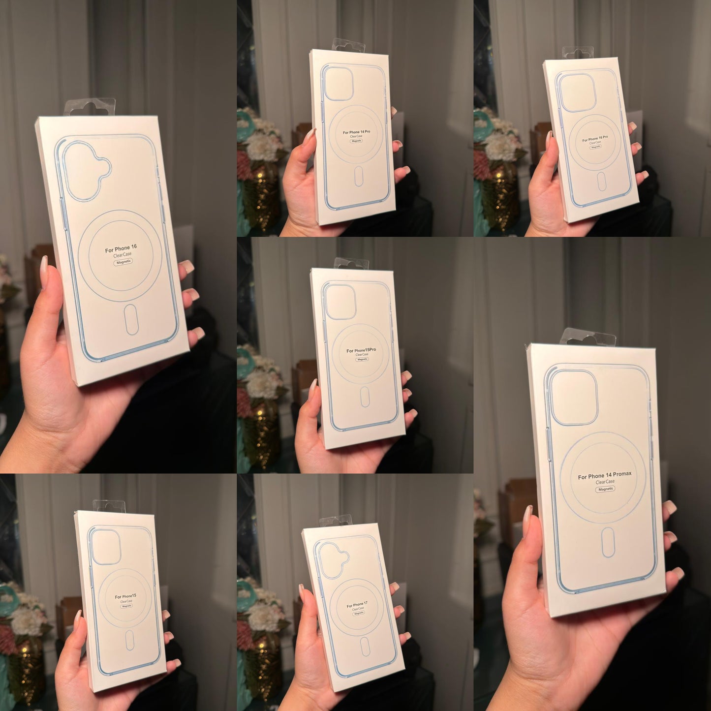 Clear Magnetic MagSafe Phone Case For IPhone (Available)