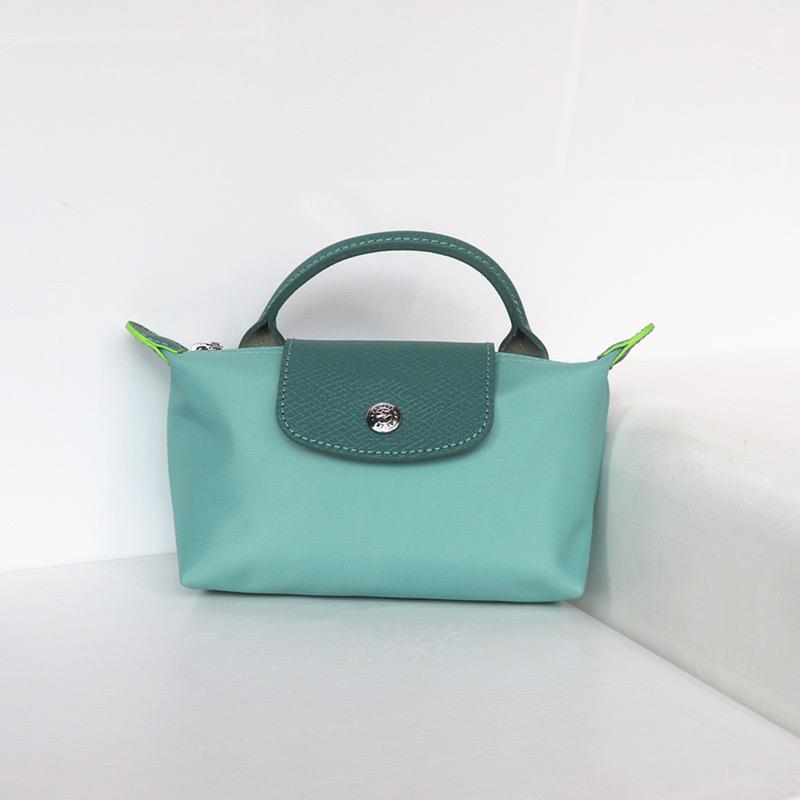 Turquoise with teal flap Mini champ bags with long straps (INSTOCK)