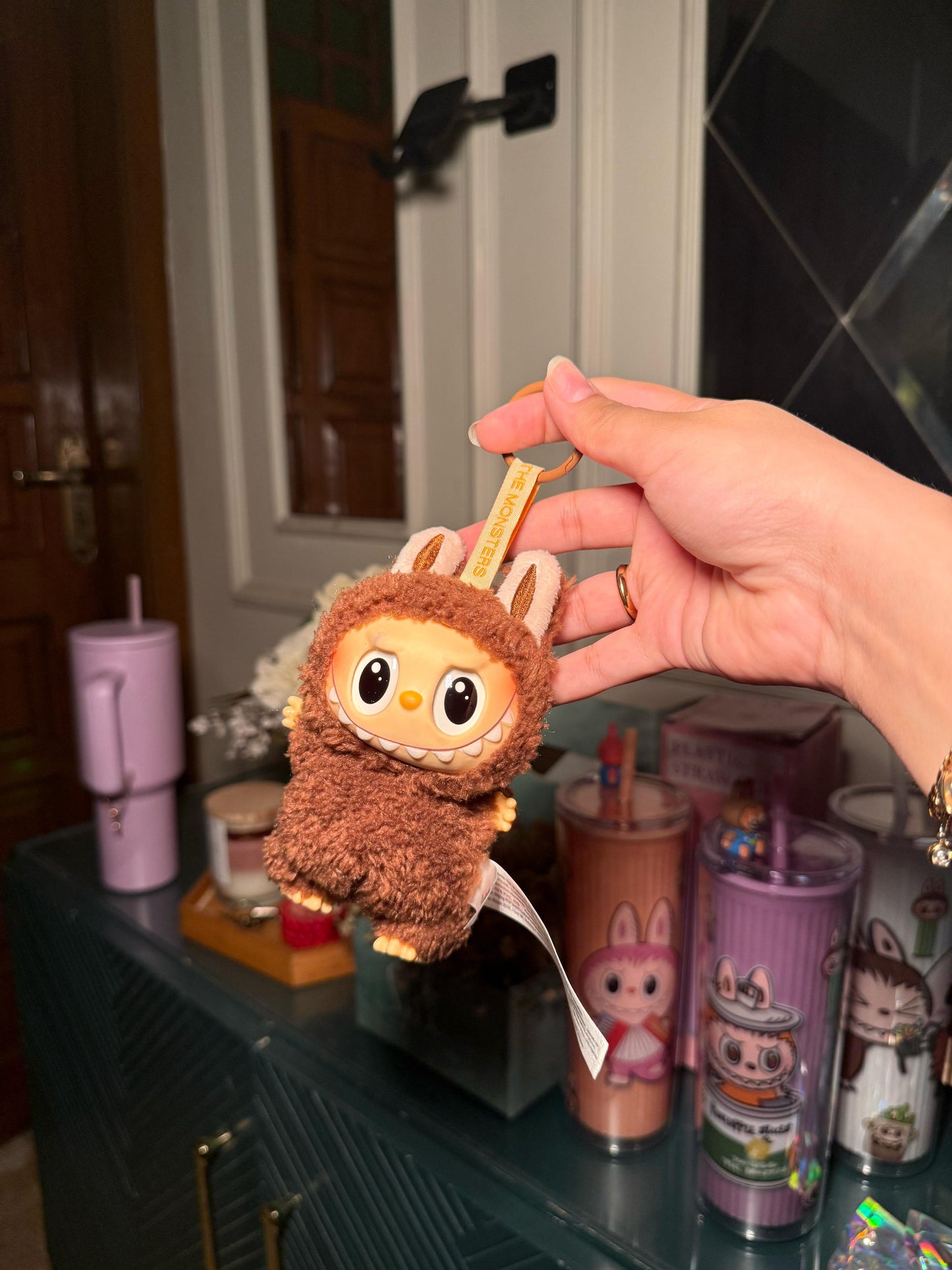 Labubu keychain charm chestnut cocoa (IMMEDIATE DELIVERY)