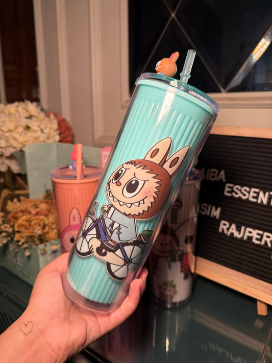 Green Labubu sipper