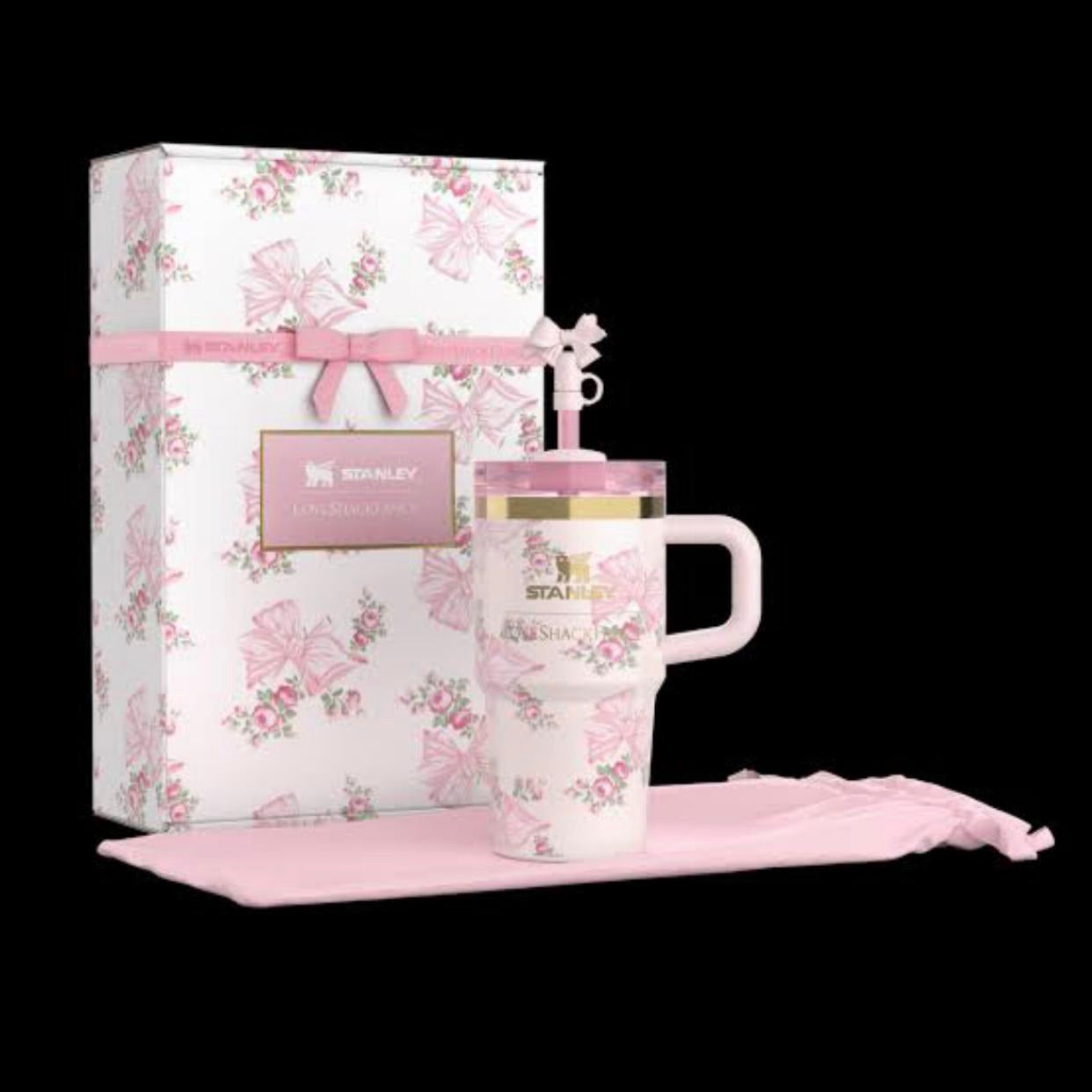 Pink printed Stanley 20oz