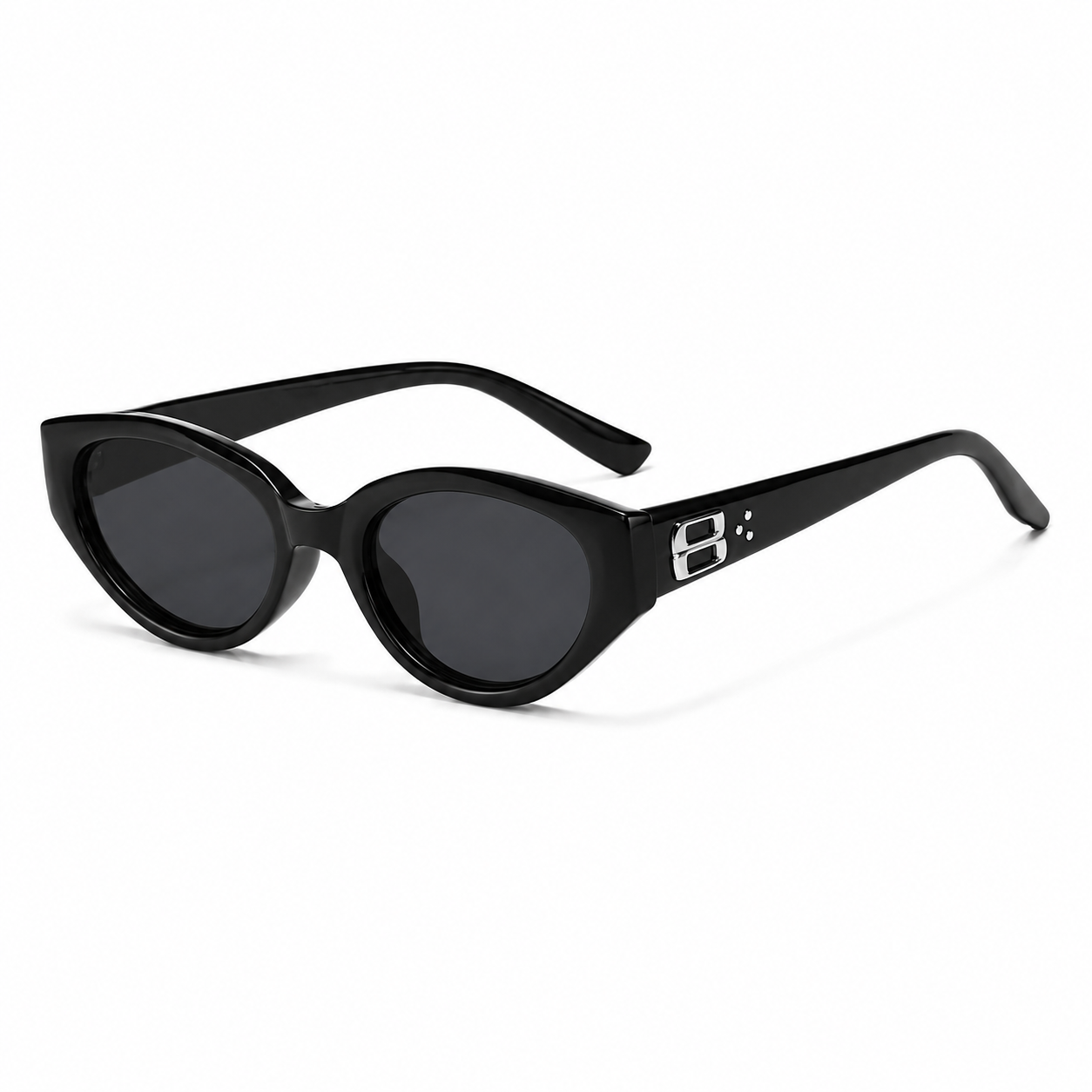 Black Balenciaga Cat-Eye Sunglasses