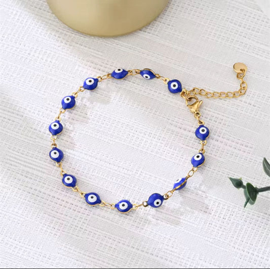 BLUE EVIL EYE BRACELET (immediate delivery available)