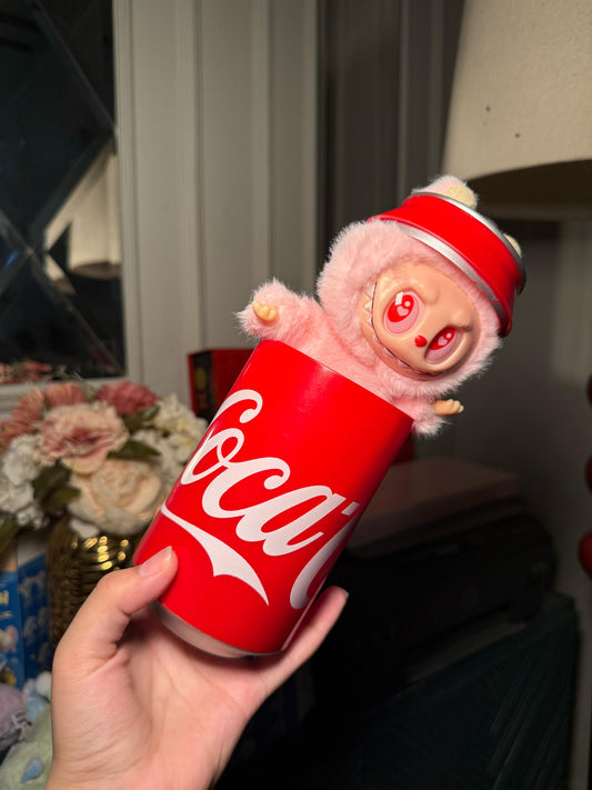 Pink Coca Cola can labubu (immediate delivery)