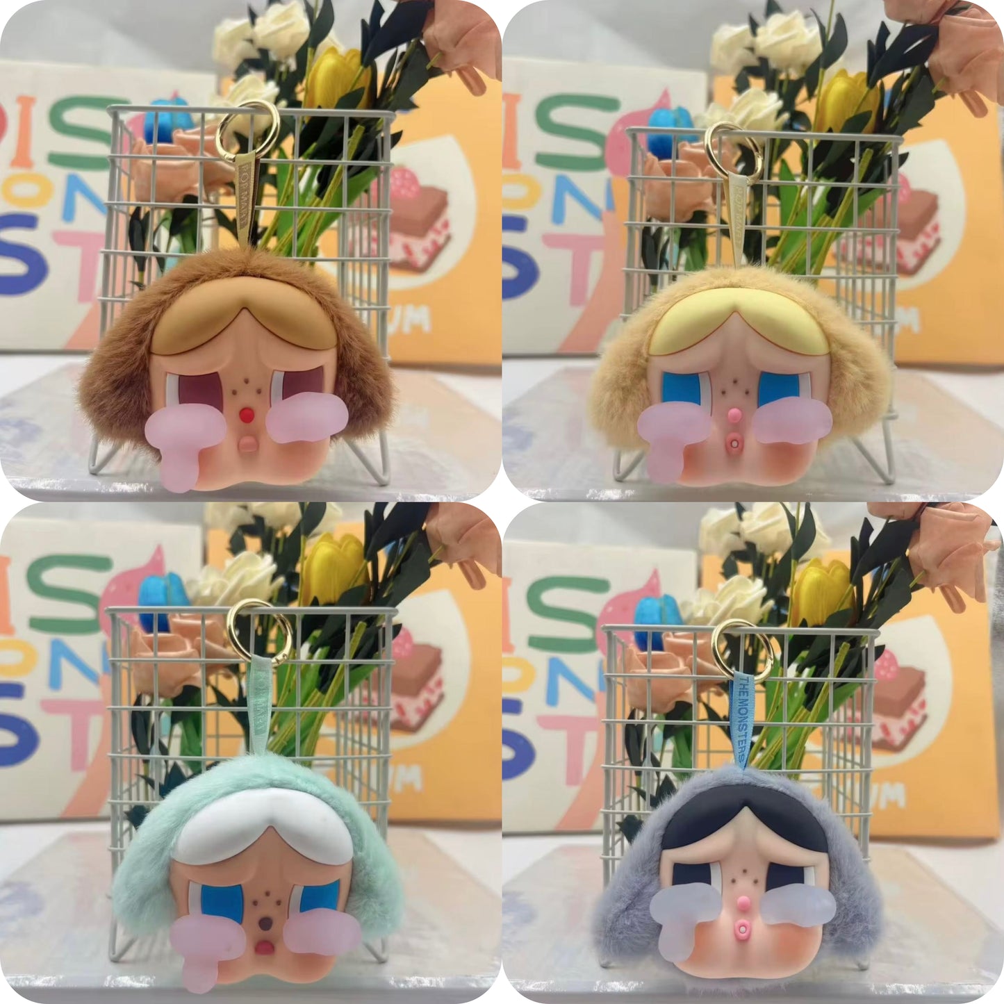 Crying Doll head key charm (15-20 days delivery time)