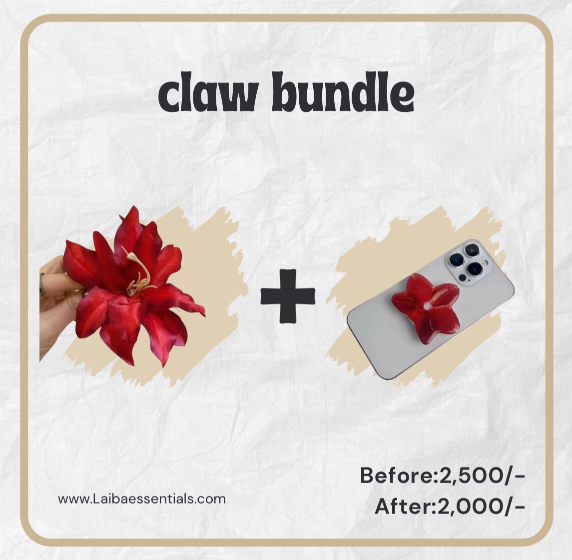 Hair claw bundle 6