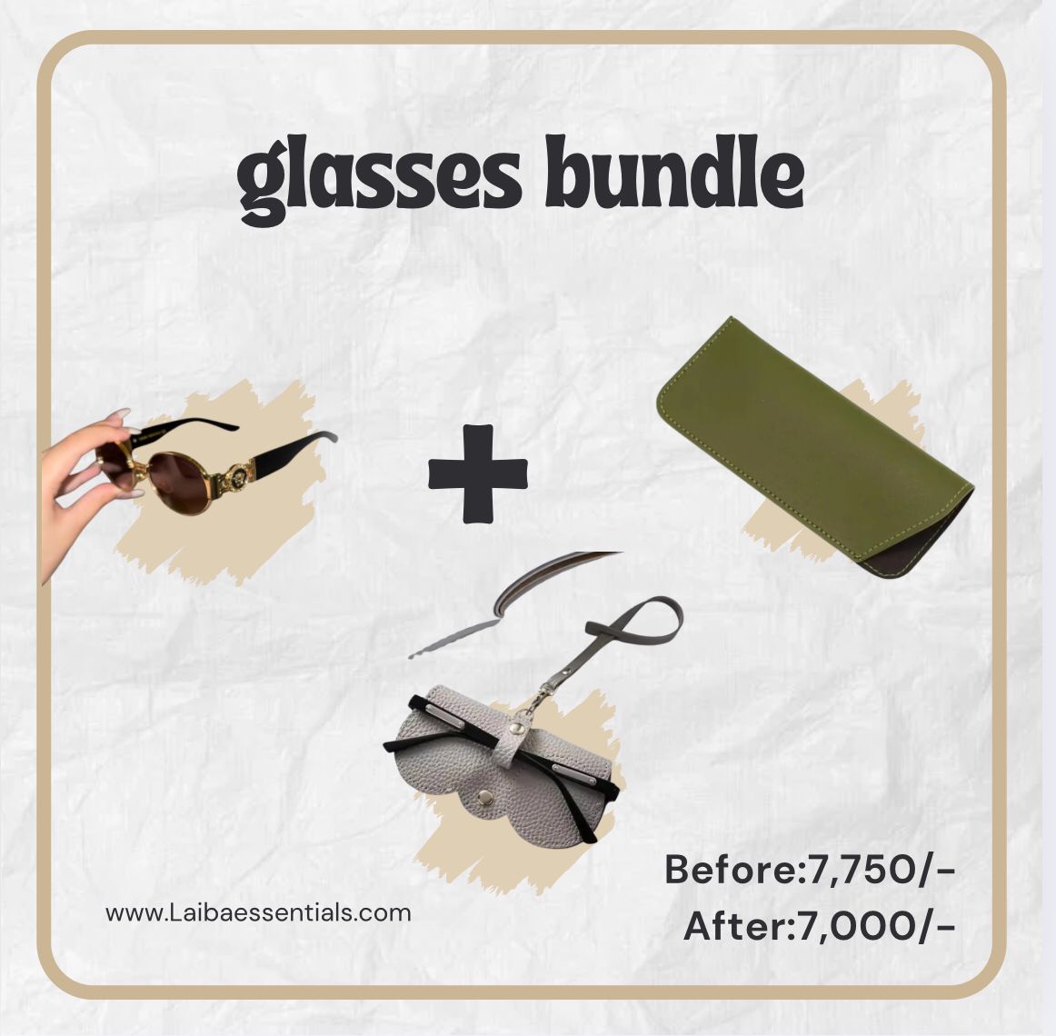 Brown Versace Glasses bundle