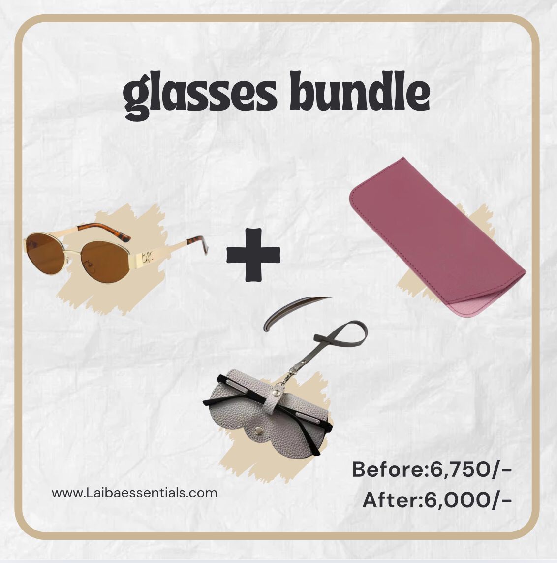 Brown Celine glasses bundle