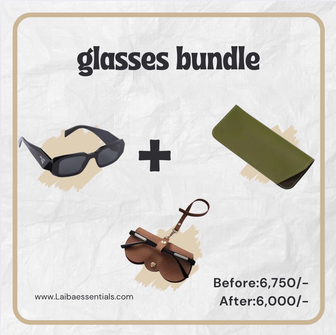 Prada glasses bundle