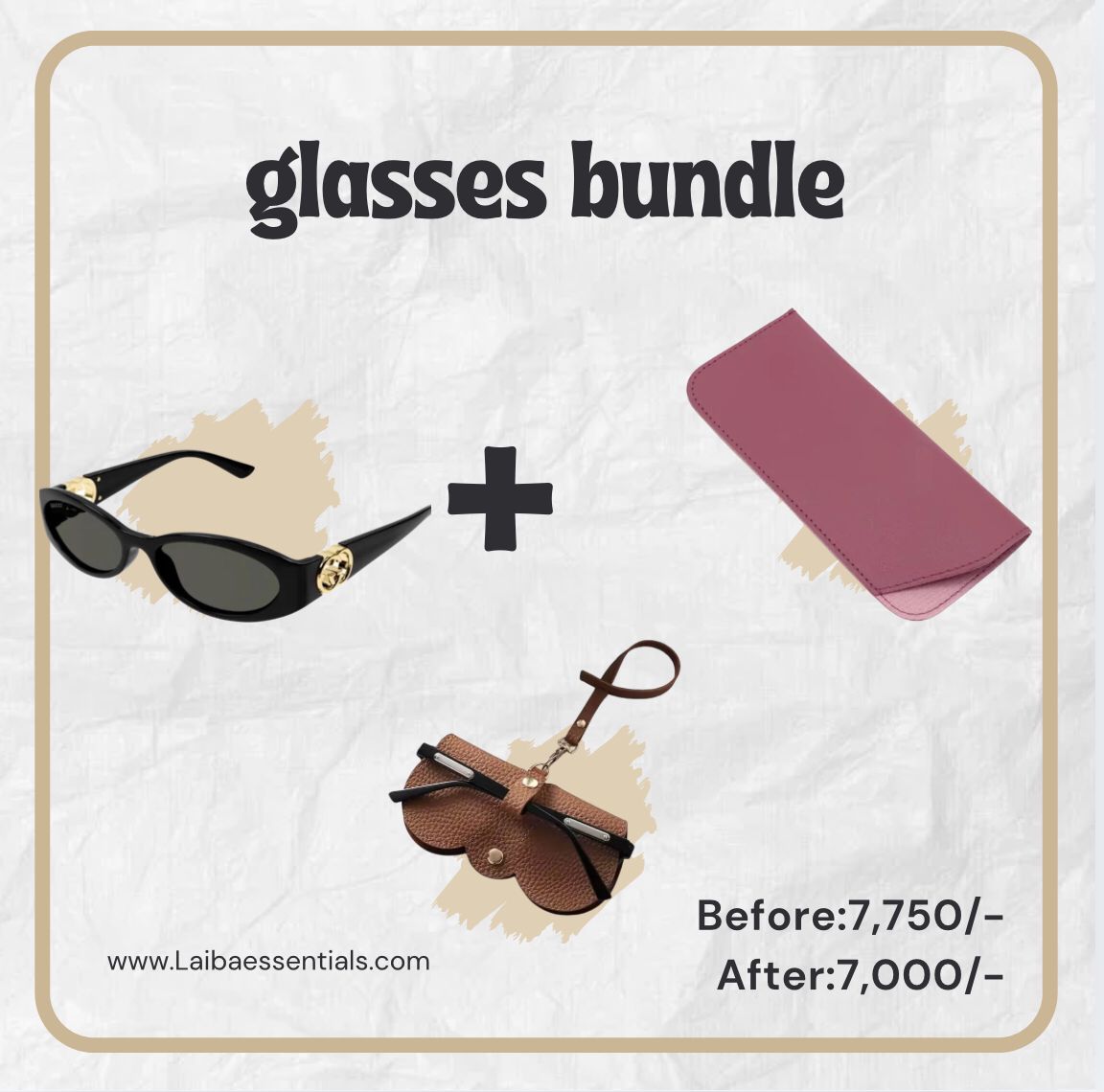 Gucci glasses bundle