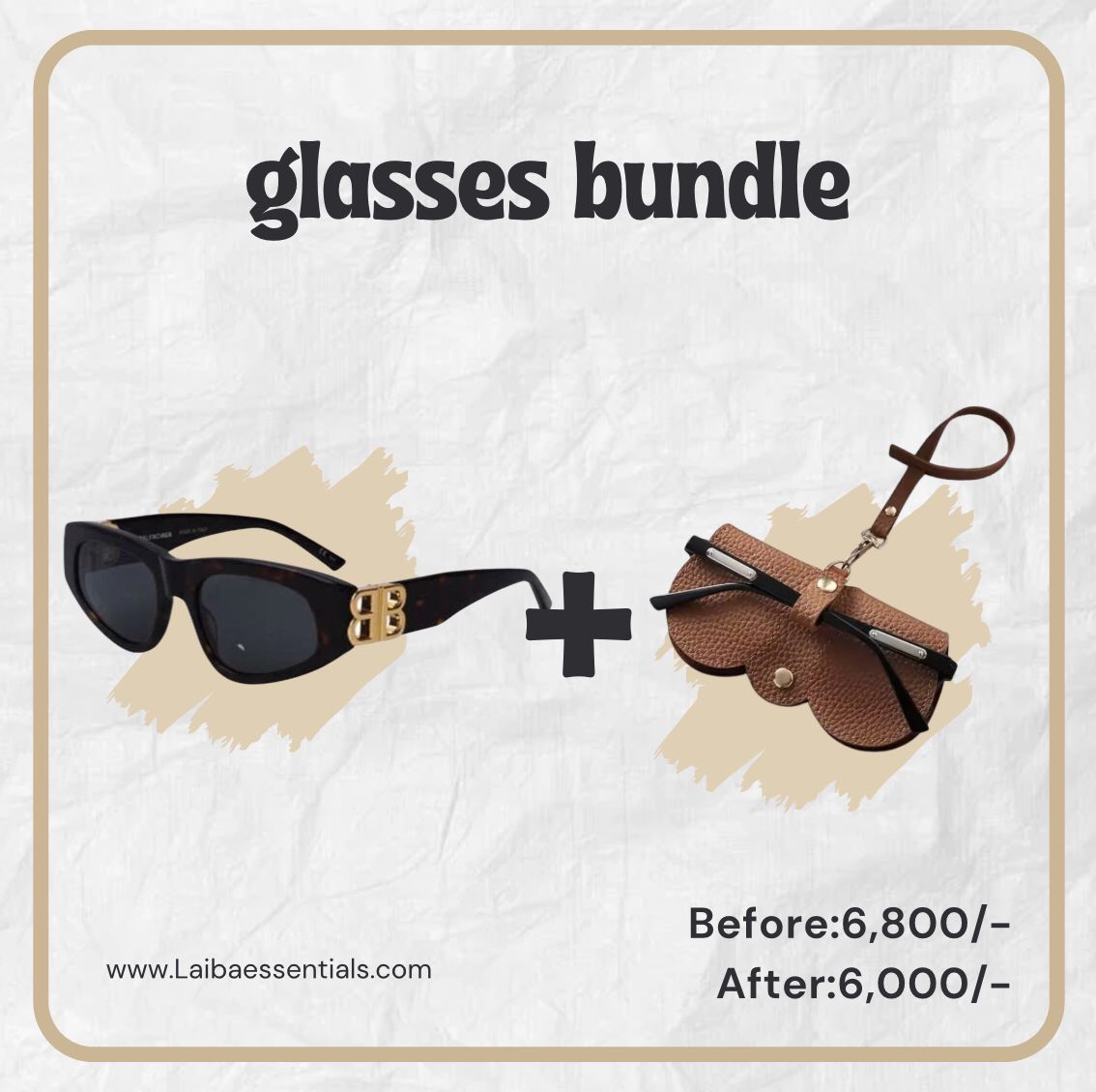 Balenciaga glasses bundle