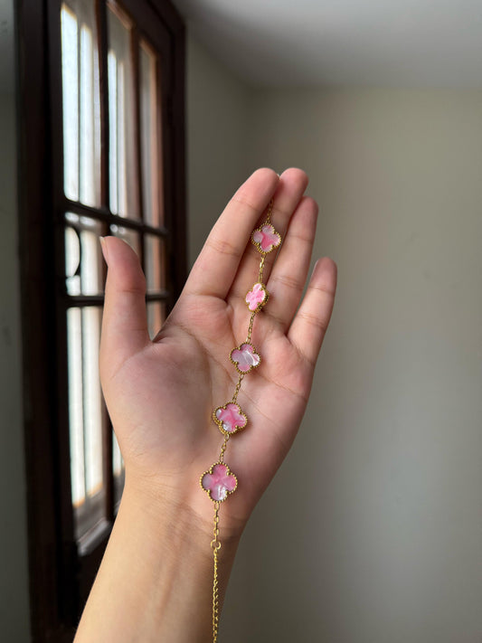 Rosé Allure vancleef bracelet 15mm flower sizel