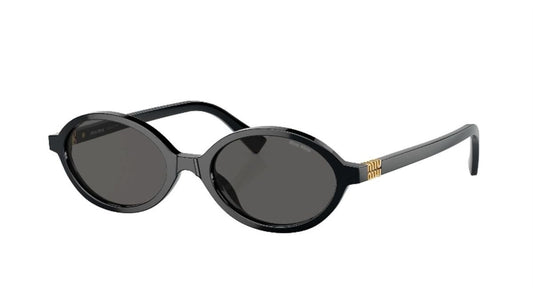 Miu miu oval balck glasses