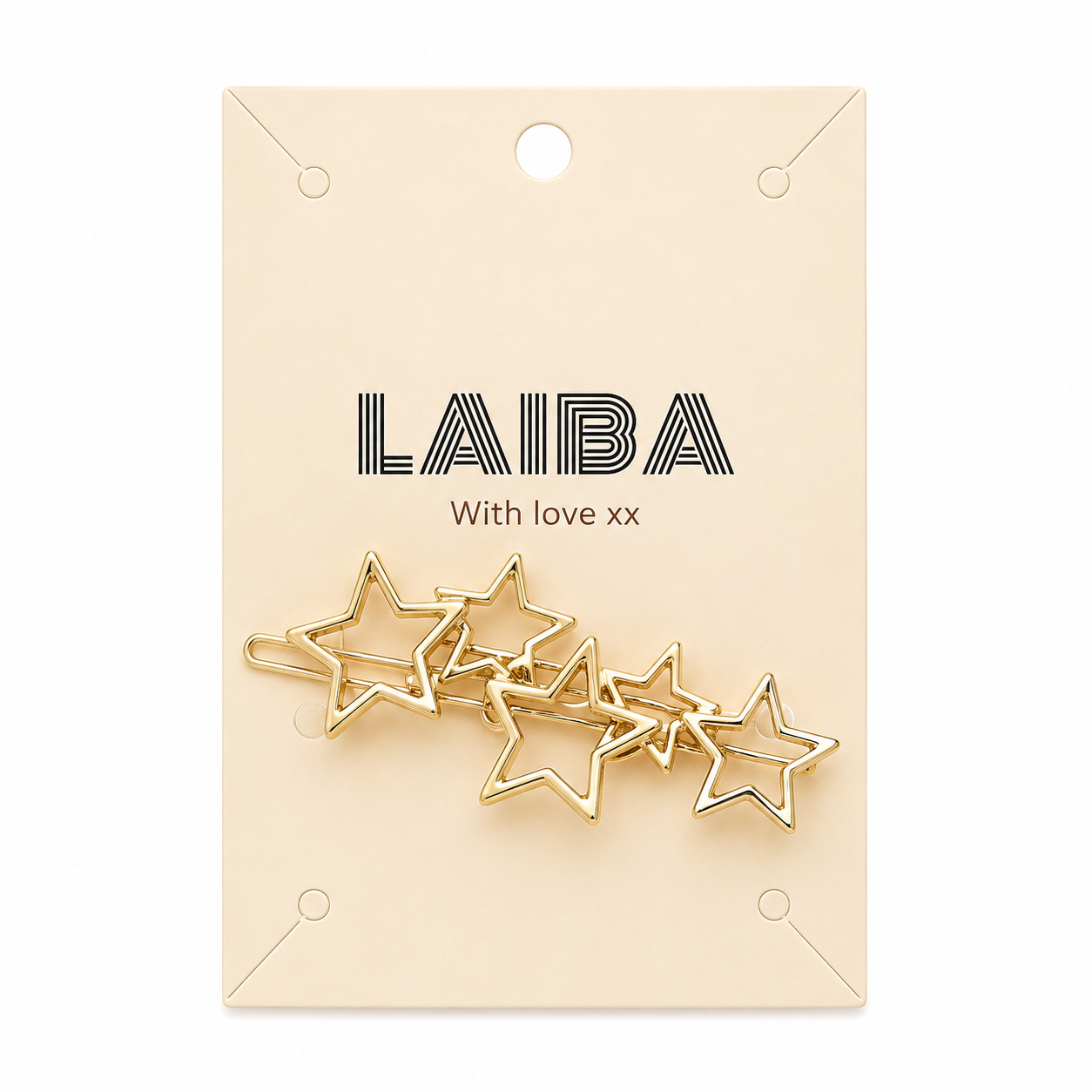 Luxury Gold Star Hair Clip