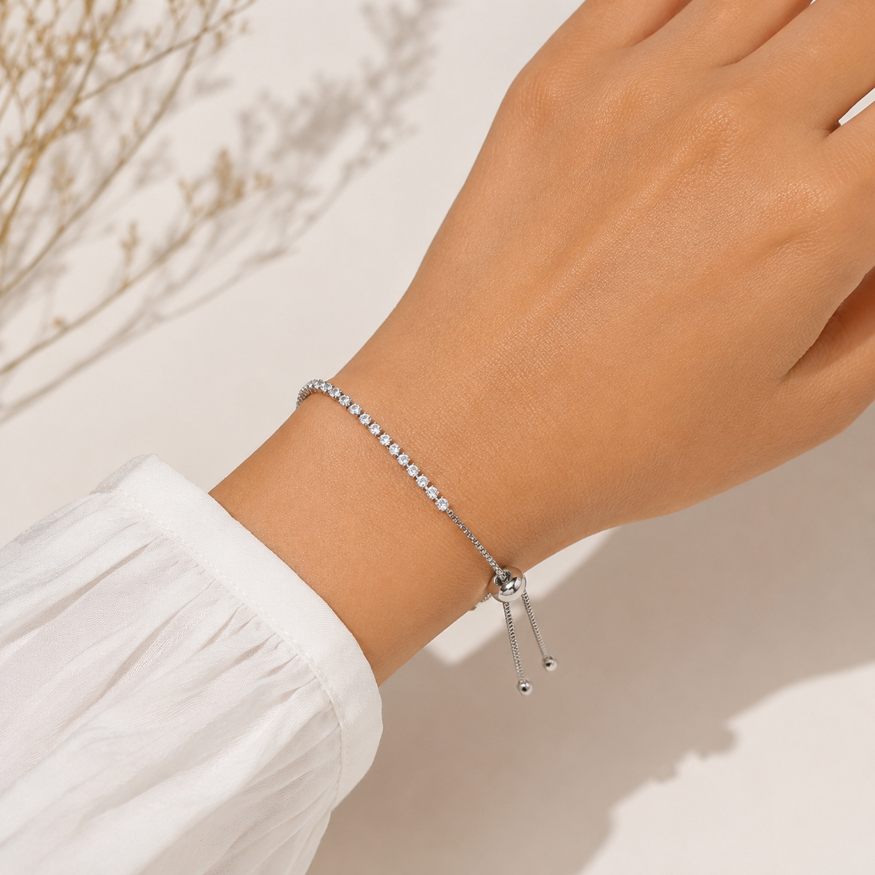 Luxe Crystal Slider Bracelet