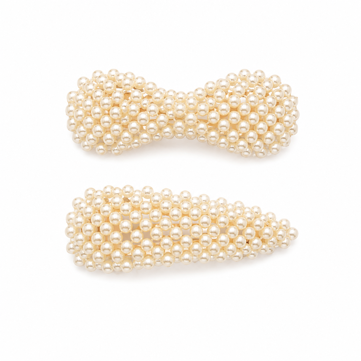 2pc pearl hair clips set