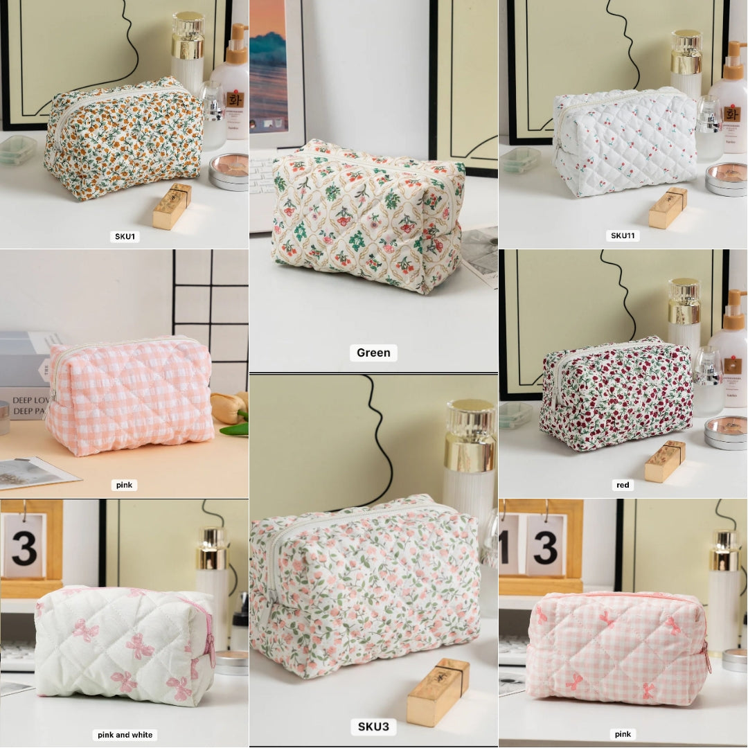 Essentials make up pouches