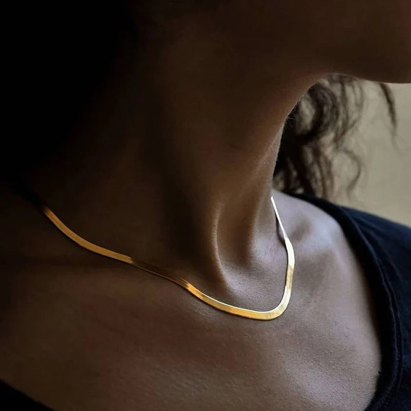 24k snake chain (unisex)πͺ