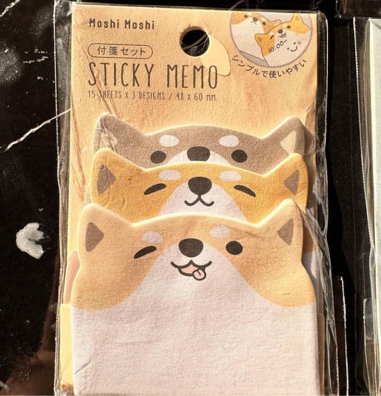 Animal Memo sticky notes
