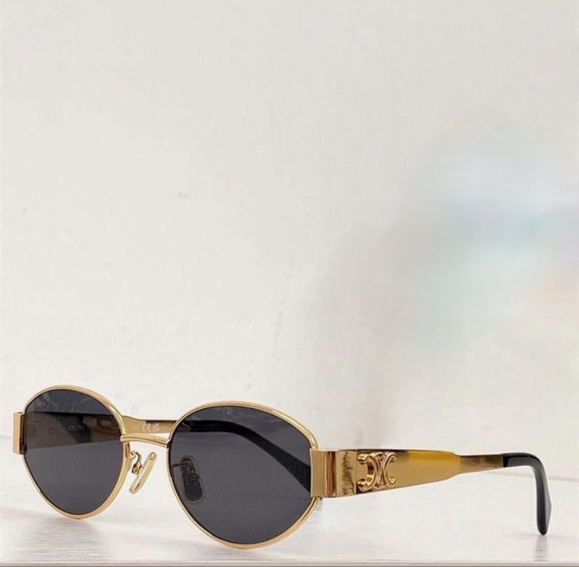 Black Metal frame celine glasses