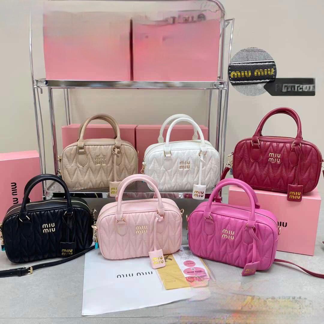 Miu Miu Aracadie Metalasse Nappa Leather mini bag (15 to 20