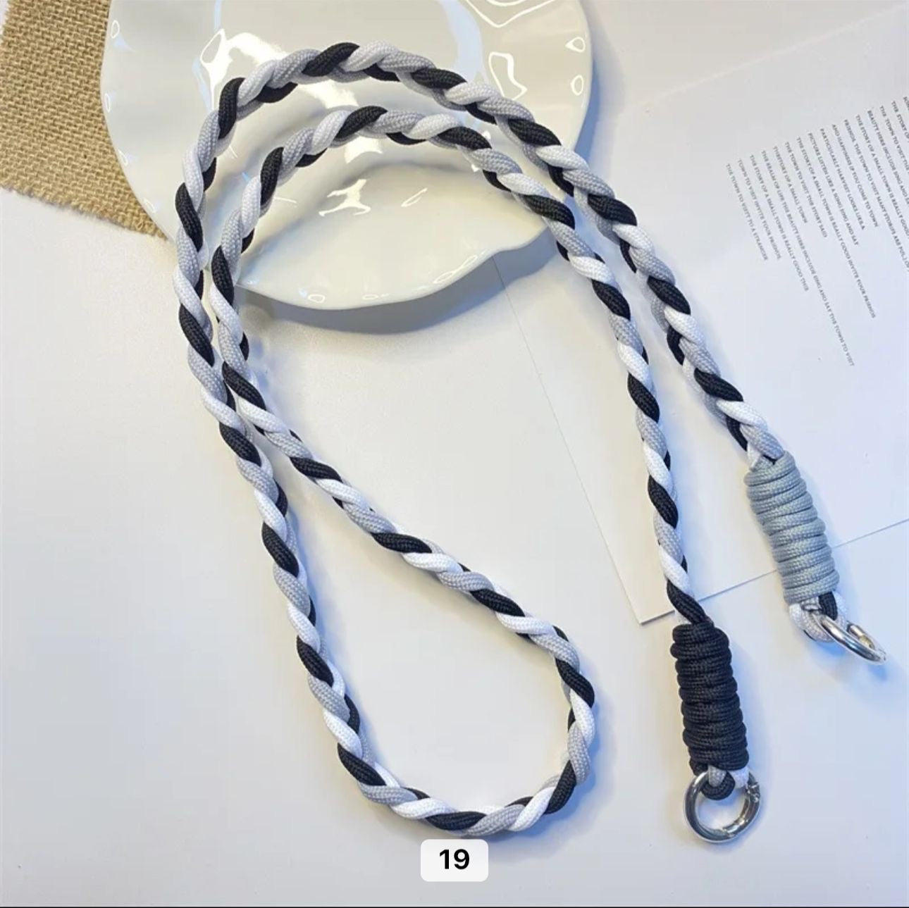 Cross body Braided lanyard
