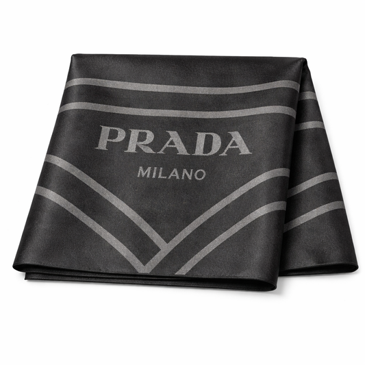 PRADA Black scarf/ stole (IMMEDIATE DELIVERY AVAILABLE)