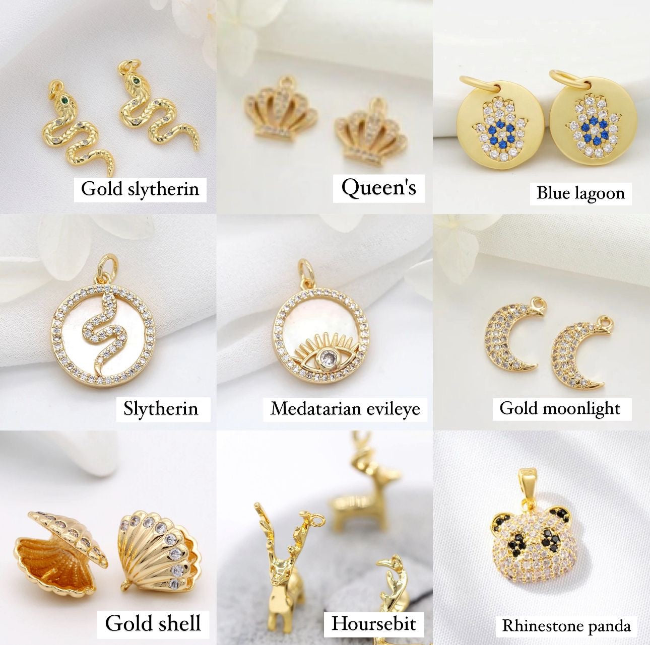 Earring charms