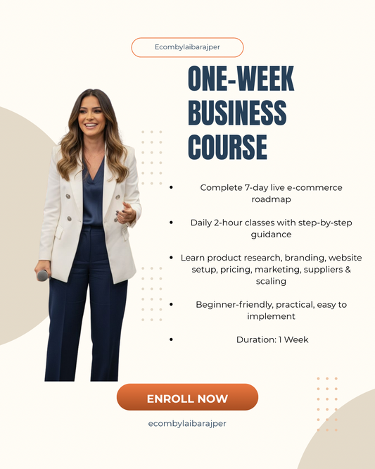 ONE-WEEK BUSINESS COURSE