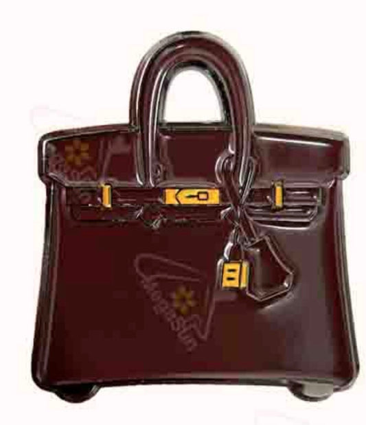 Red vine Birkin 30X26mm Metal Phone Sticker