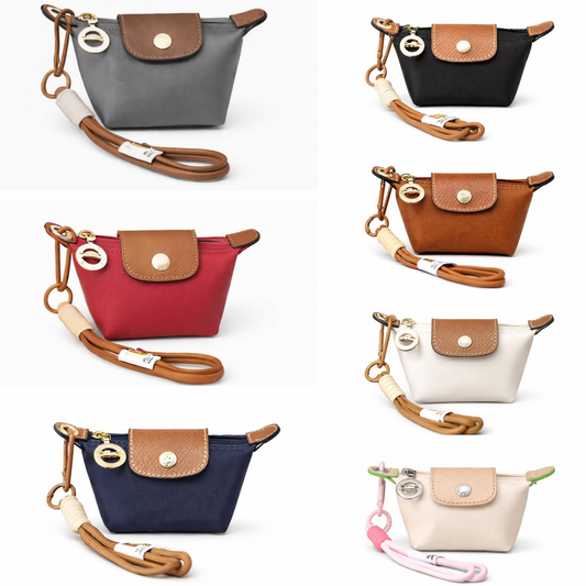 Longchamp mini bag charm keychain high quality